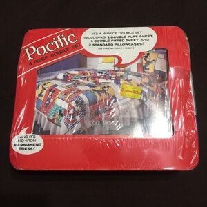 Vintage Pacific Mickey Mouse 4 Piece Double Set